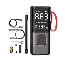 Inflador portátil 80W multifuncional para autos, bicicletas y pelotas con luz SOS y power bank