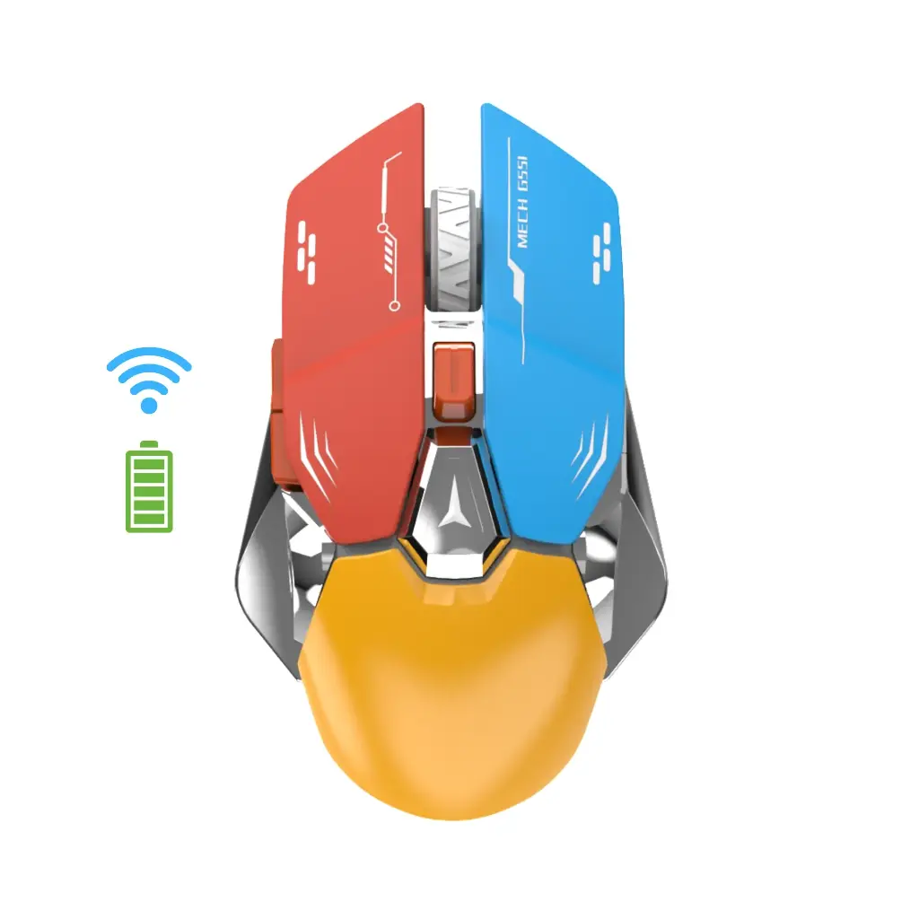 Mouse inalámbrico Gaming  G-551-C recargable 2.4G con luces RGB