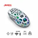 Mouse inalámbrico WD154 6D BT + 2.4GHz recargable con luz transparente y pantalla LCD