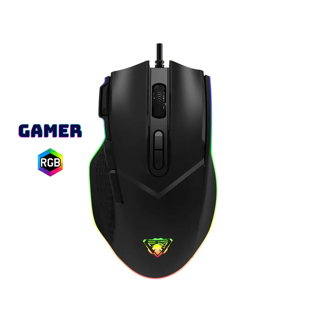 Mouse Gaming GM800 8D con cable, RGB y alta precisión