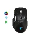 Mouse Gaming GWH-101 6D con tres modos, rueda multimedia y luces RGB
