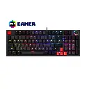 KL114 - Teclado Mecánico Gaming 96 Teclas con Knob de Volumen | Interruptores Drinkey Red | RGB Rainbow 20 Modos