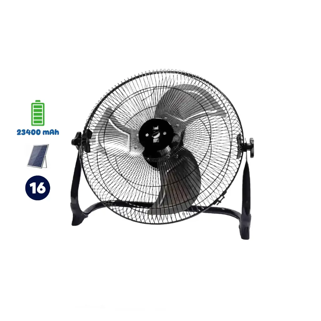 Ventilador Recargable FY-FF-1216-LS – 16” con batería 23,400mAh