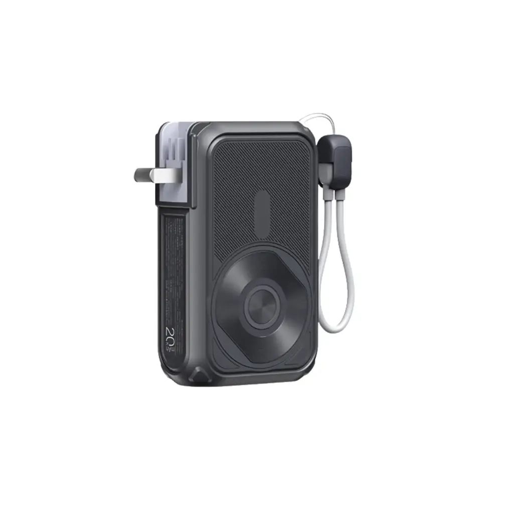 REMAX CP-2 – Power Bank con Carga Inalámbrica Magnética de 15W y Cable Incorporado