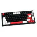 Teclado Mecánico para Juegos de 79 Teclas Tri-Modo con Iluminación Arcoiris