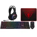 Combo Gaming Jedel (4 en 1) Teclado, Mouse, Auricular y Pad / Plug and Play