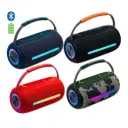 Parlante portátiles 20W Bluetooth X360 con TWS, luces RGB y múltiples modos de reproducción