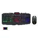 Teclado Gaming GK103 Retroiluminado con Ratón 6D Multicolor